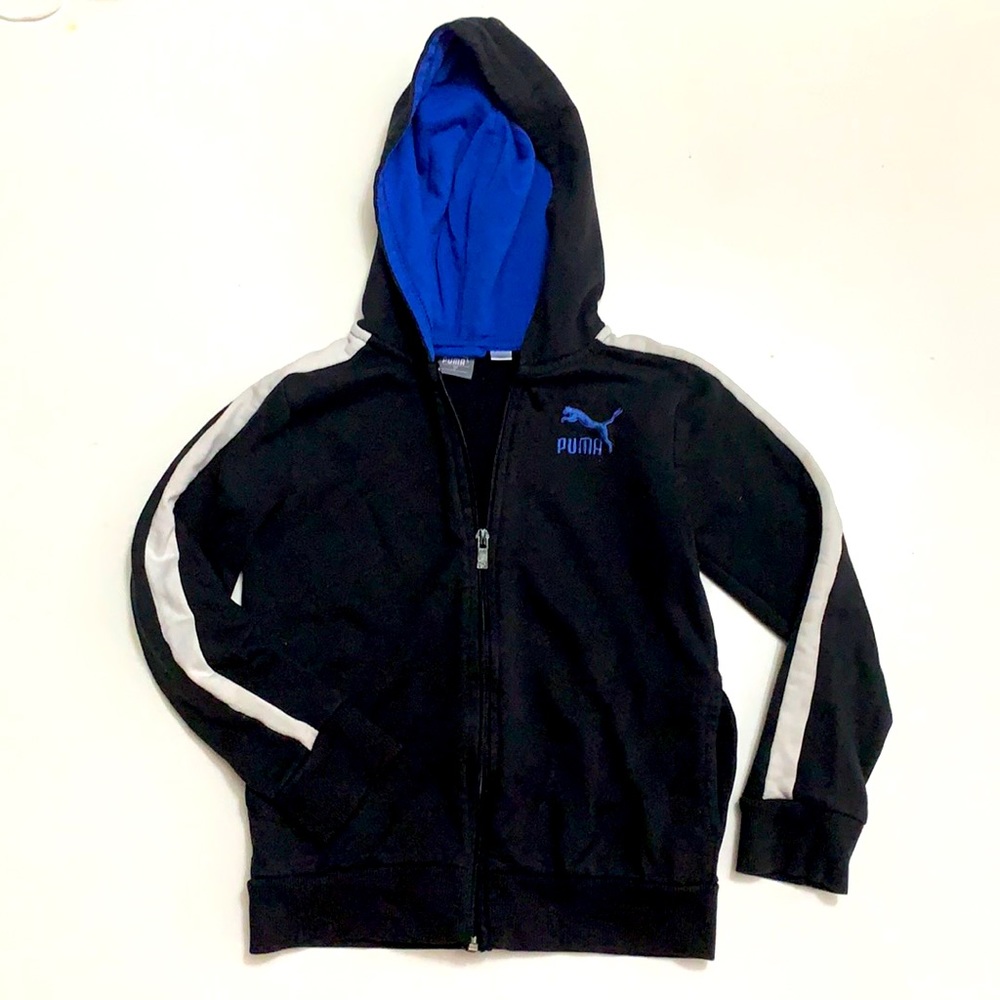Boys Puma Zip up and Tshirt  size 7